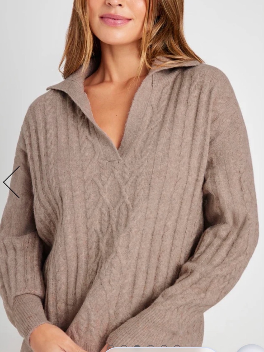 Splendid Stassi cable sweater-xs
